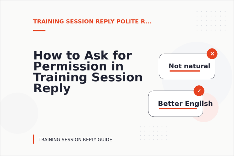 How to Ask for Permission in Training Session Reply English How to Ask for Permission in Training Session Reply English