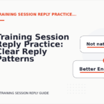 Training Session Reply Practice: Clear Reply Patterns