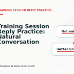 Training Session Reply Practice: Natural Conversation Lines